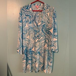 Lilly Pulitzer size L EUC tunic dress